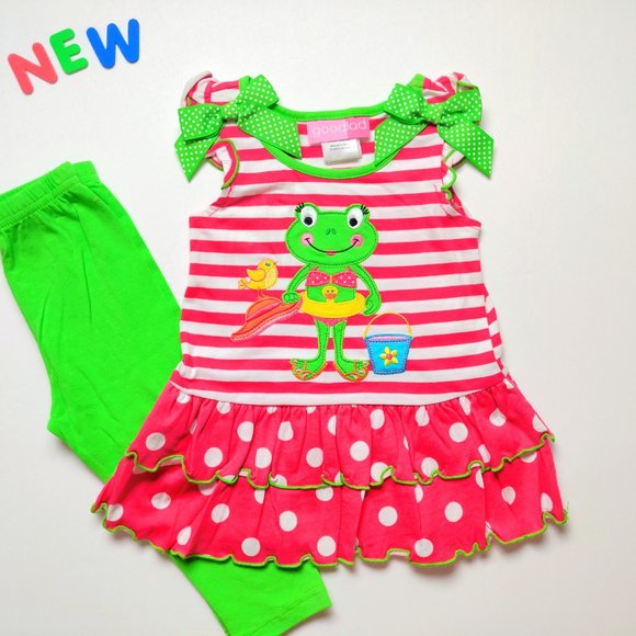 ❤️NWT❤️ Flog Dress Leggings Outfit 24M - Picture 1 of 6